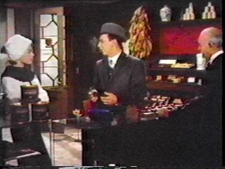 Chantal arranges her flowers